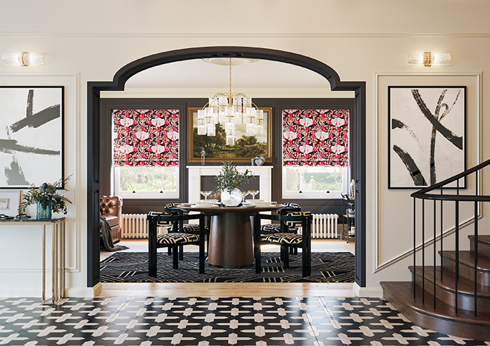 Faded Glamour, Fairground Black - Roman Blind - Image 8